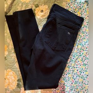 Rag and bone black jeans size 28 great condition needs to home